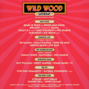 Saturday WildWood lineup with times