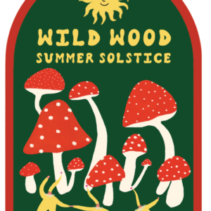 1 Summer Solstice & 1 Stay Wild Sticker by Black Cat Illustrated